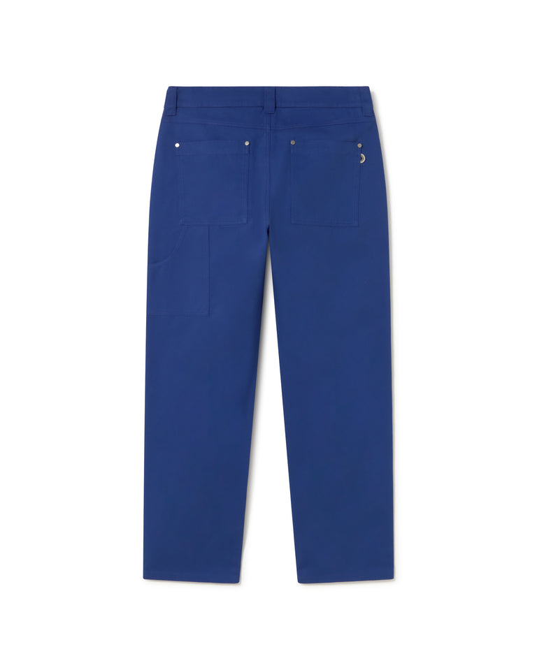 Pantalón azul Owen sostenible- silueta 3