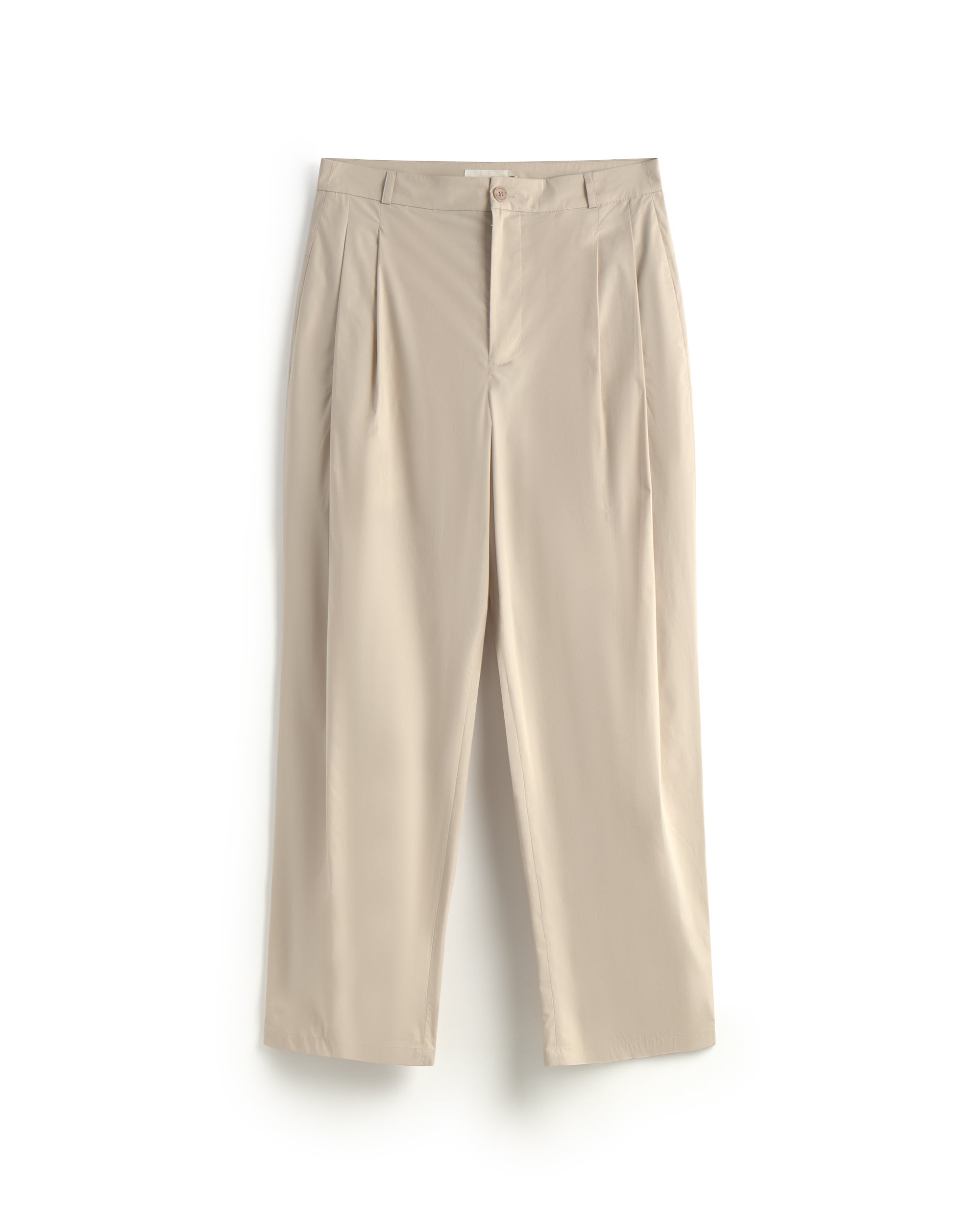Pantalón Popelin Beige Marc Suit sostenible silueta - 1