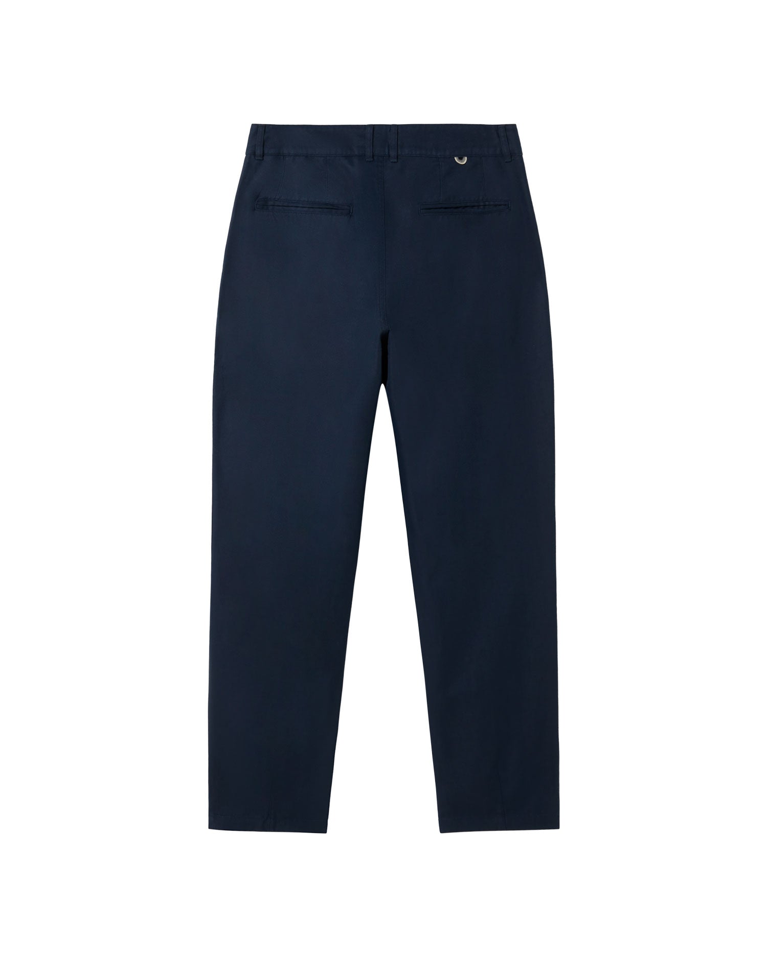 Pantalón navy hemp Moero sostenible - silueta 1