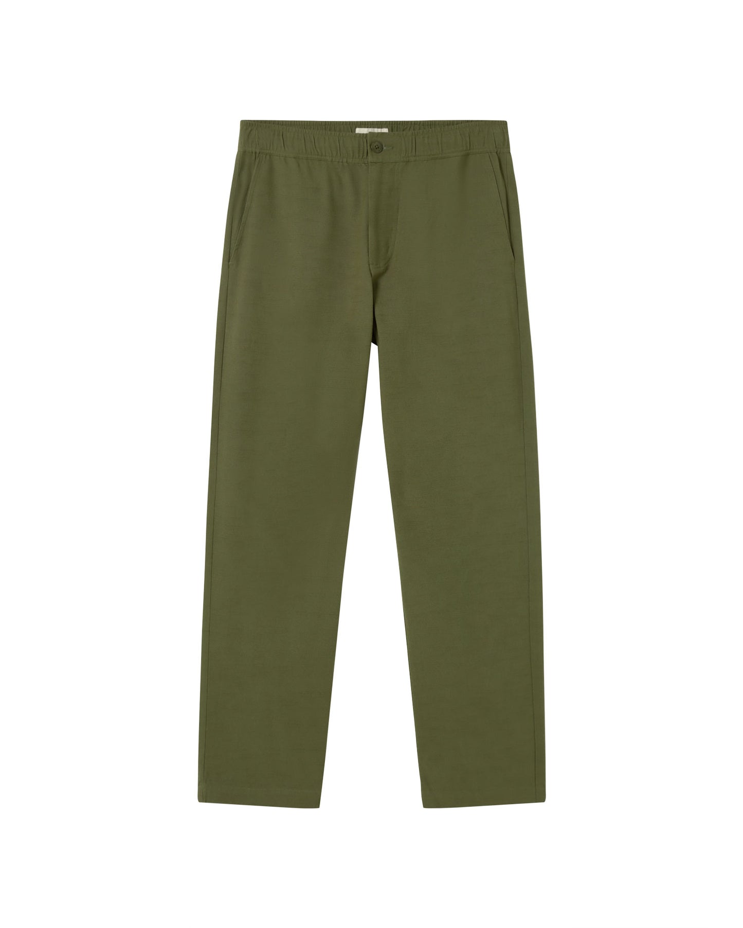 Pantalón verde Travel light sostenible - silueta 1