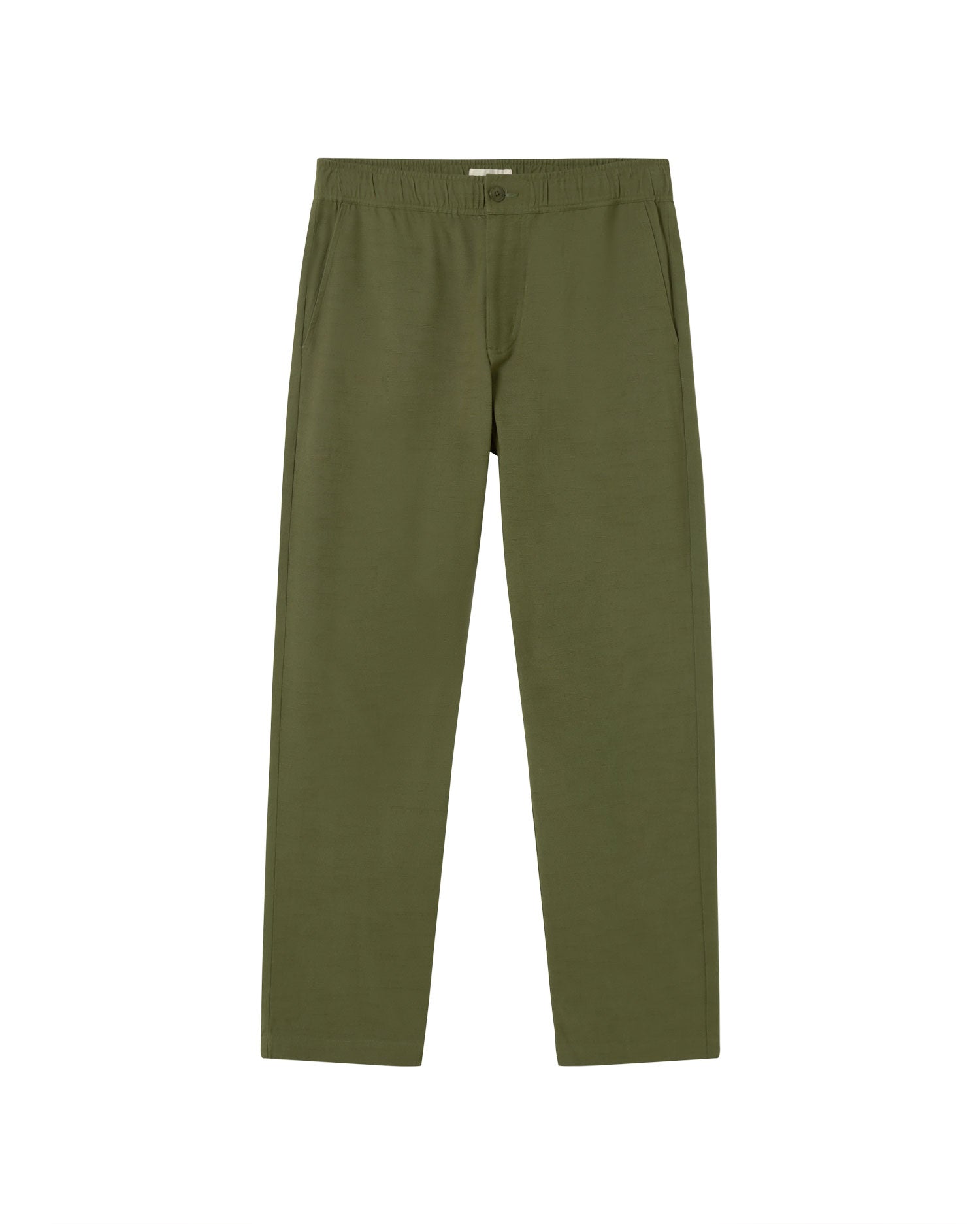 Pantalón verde Travel light sostenible - silueta 1