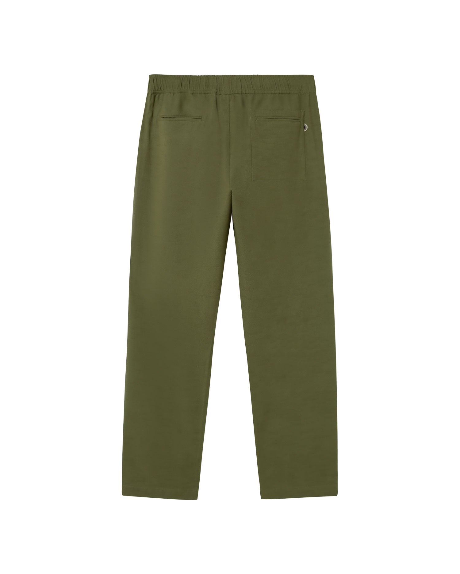 Pantalón verde Travel light sostenible - silueta 3
