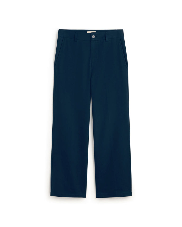Pantalón loose navy Marc sostenible silueta - 1