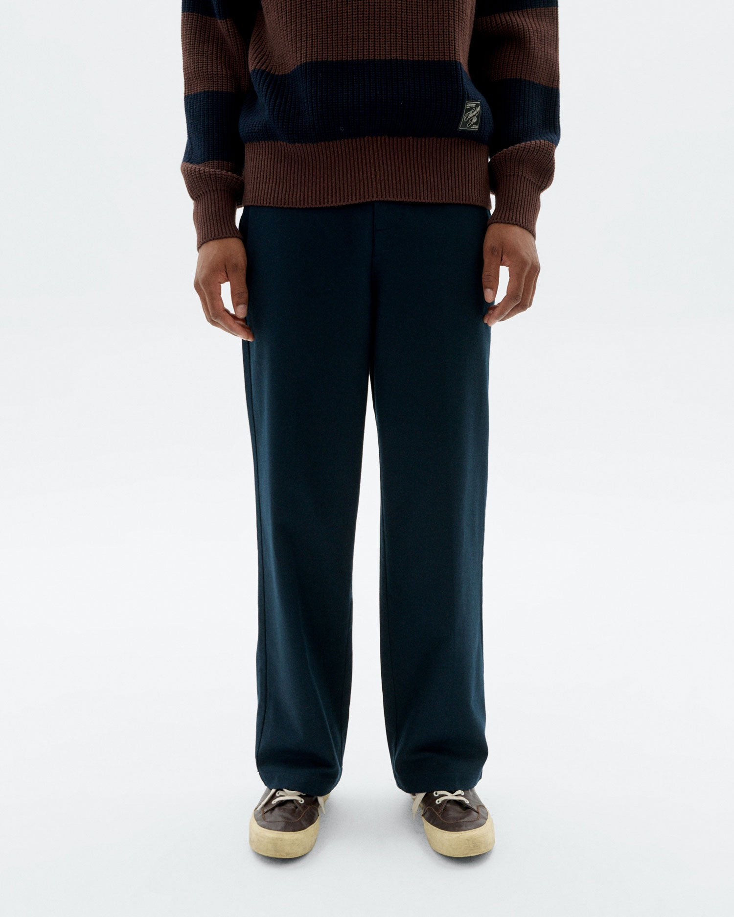 Pantalón loose navy Marc sostenible - 1