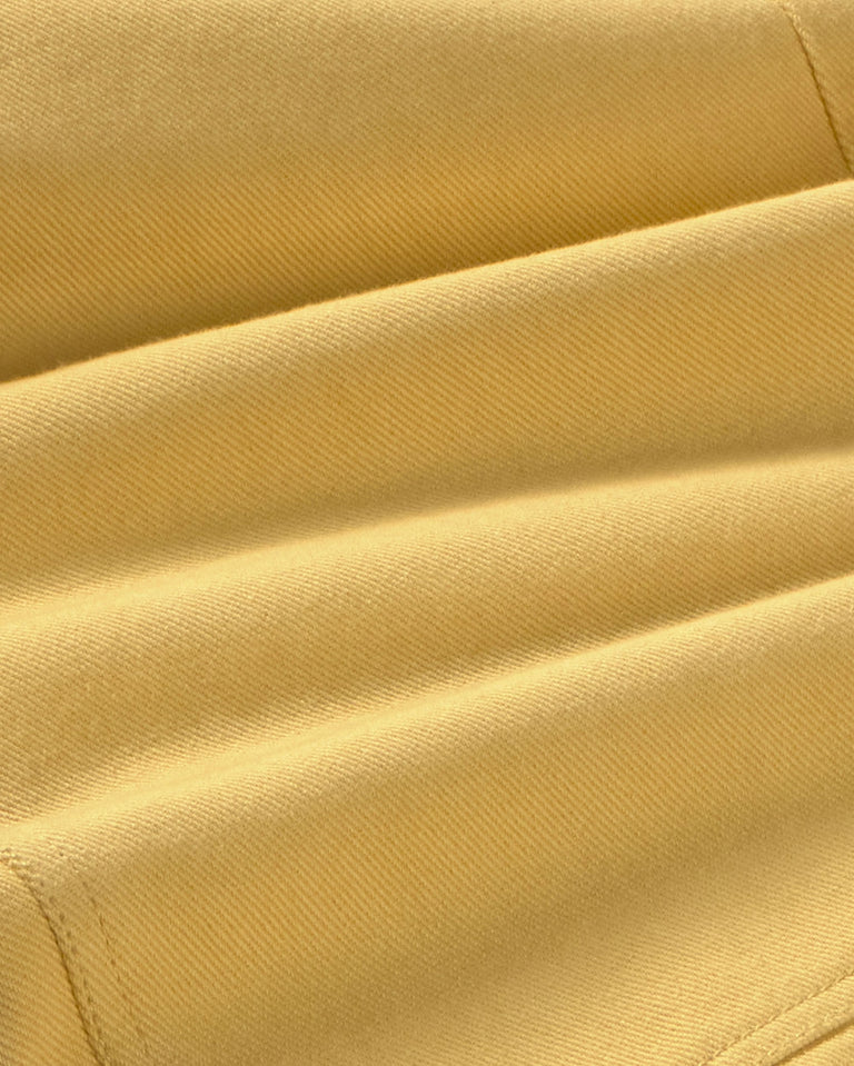 Pantalón recto amarillo Stan sostenible silueta - 2