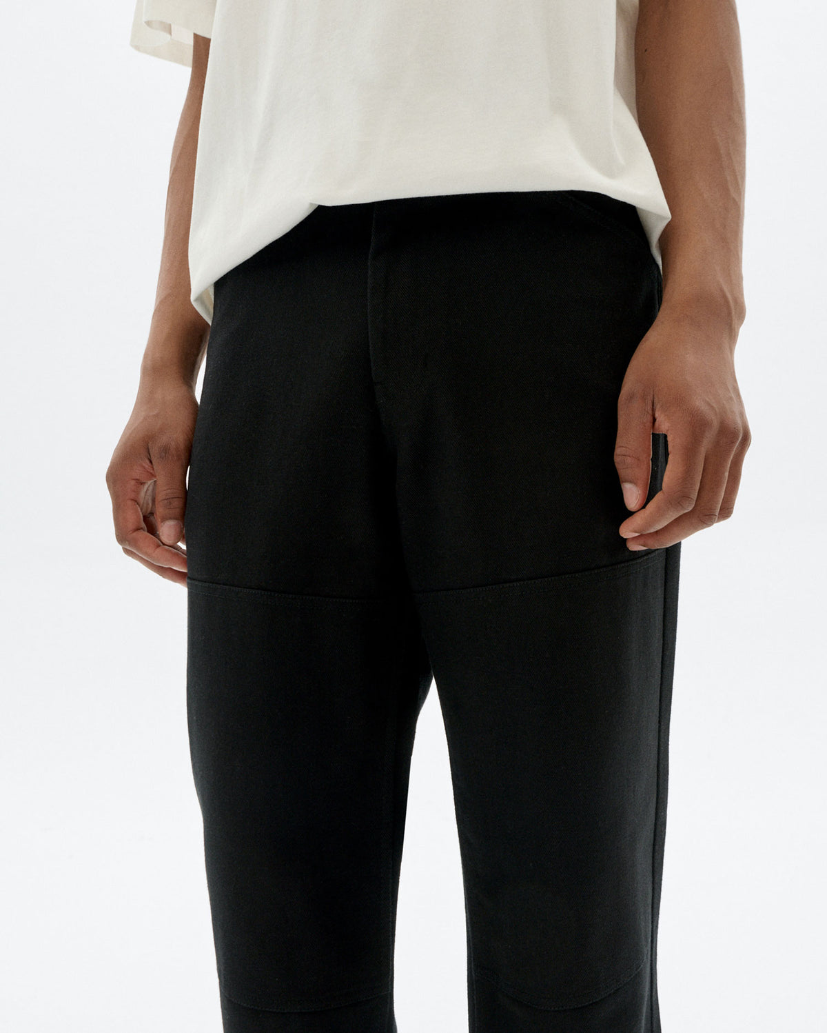Pantalón recto negro Stan sostenible - 3