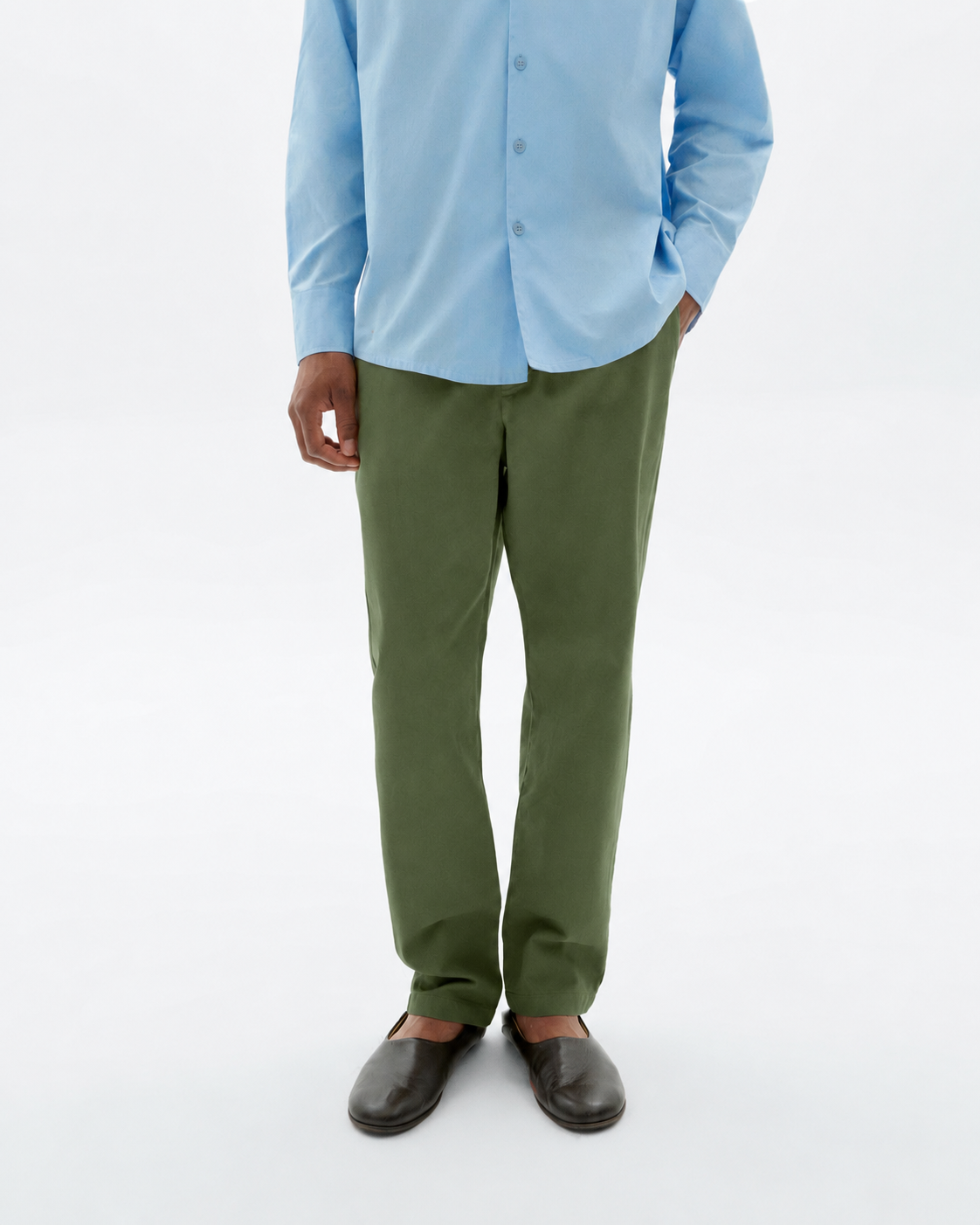 Green Travel Pants