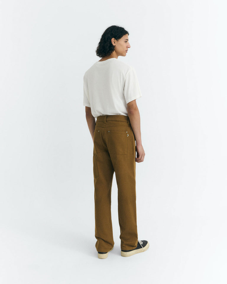 Pantalón recto amarillo Owen sostenible - 5