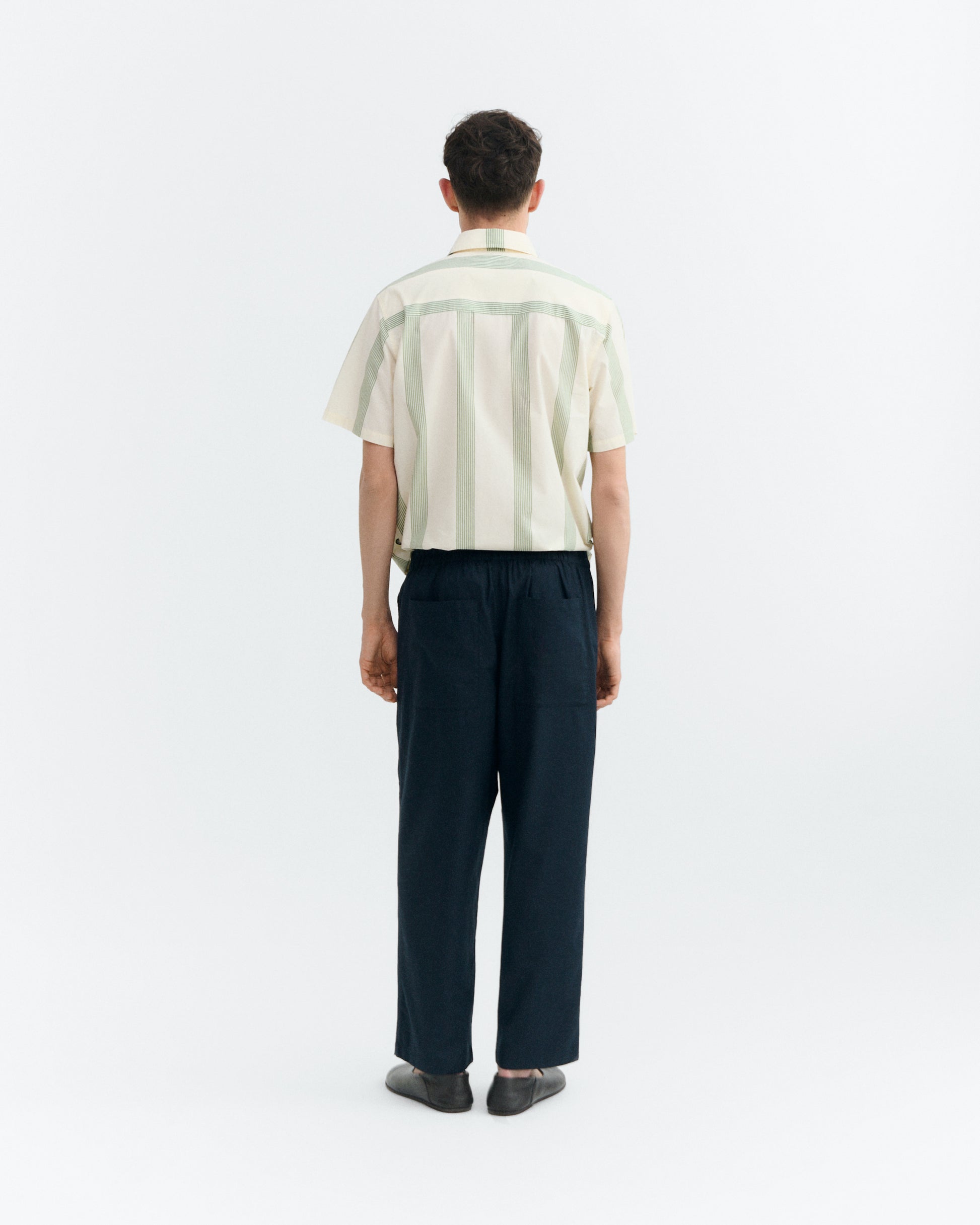 Pantalón loose bordado a mano fish Marcelo sostenible - 4