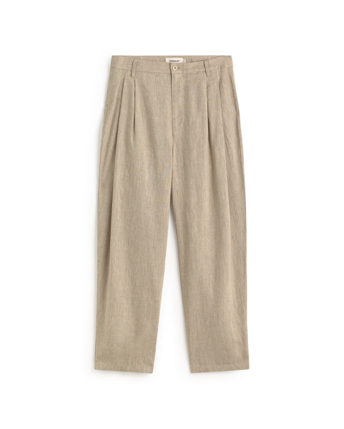 Pantalón carrot crudo hemp Sigurd sostenible silueta - 1