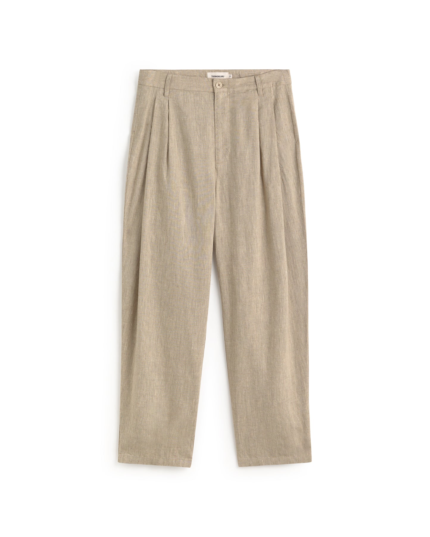 Pantalón carrot crudo hemp Sigurd sostenible silueta - 1