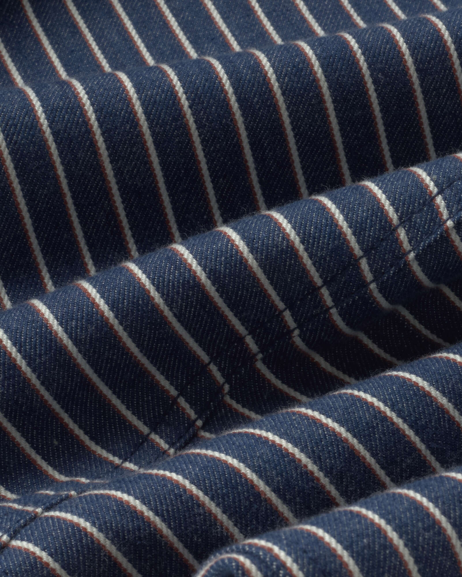 Pantalón recto rayas tinte natural Stan sostenible silueta - 2