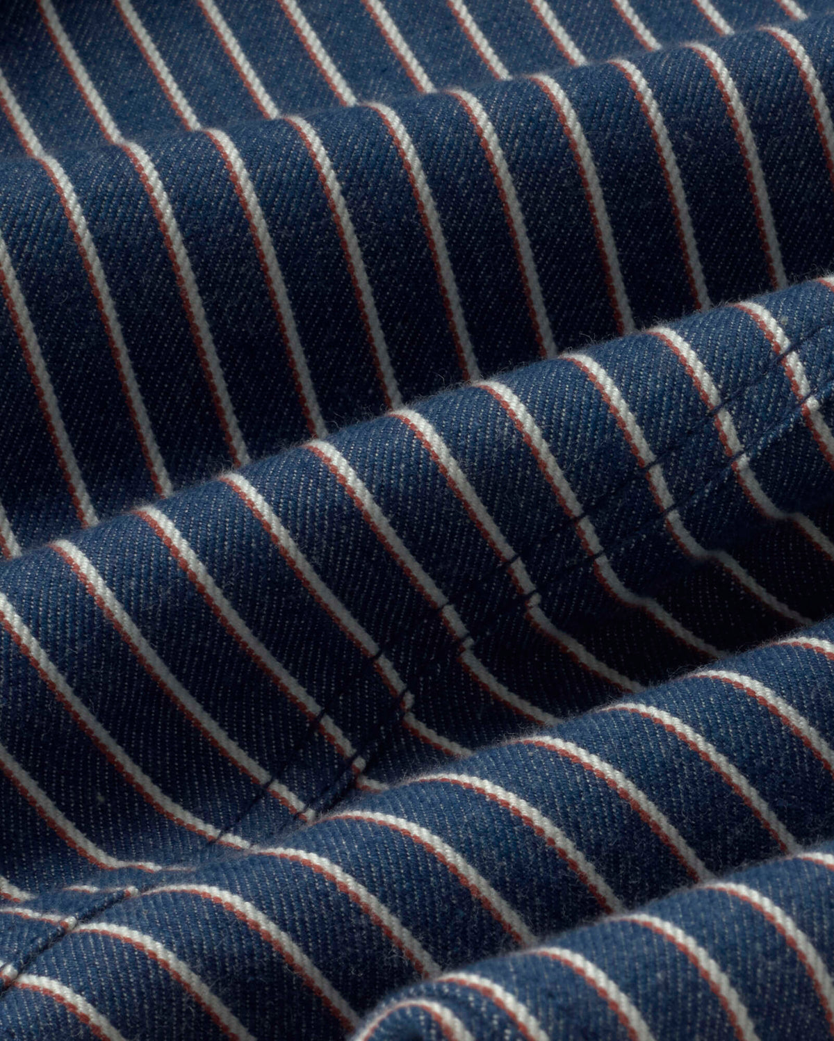 Pantalón recto rayas tinte natural Stan sostenible silueta - 2