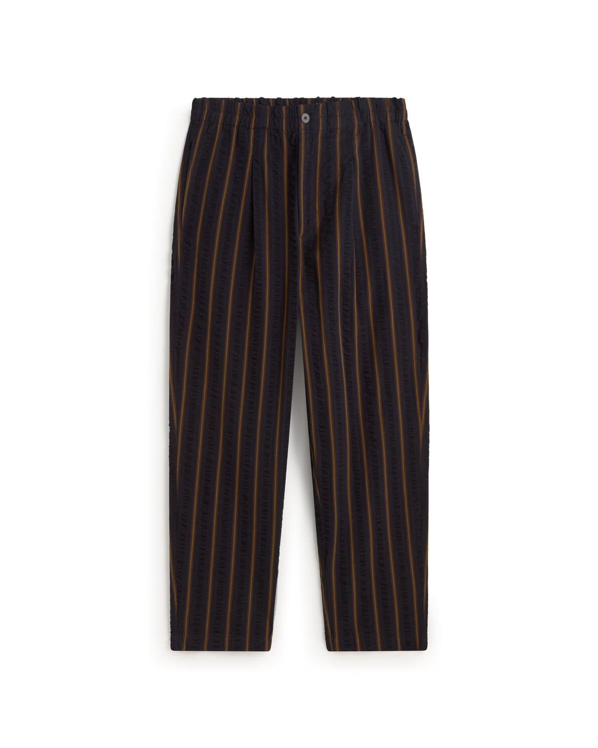 Pantalón loose seersucker rayas Luc sostenible silueta - 1