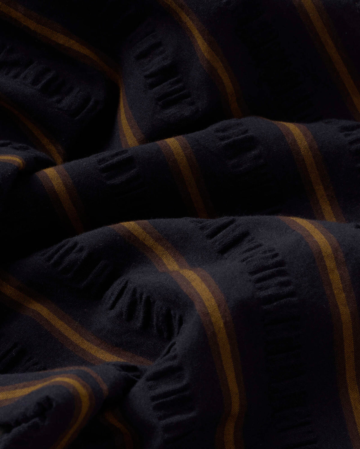 Pantalón loose seersucker rayas Luc sostenible silueta - 2