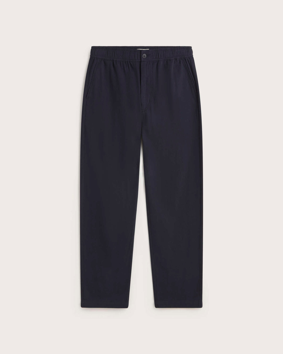 Pantalón recto navy Travel light sostenible silueta - 1