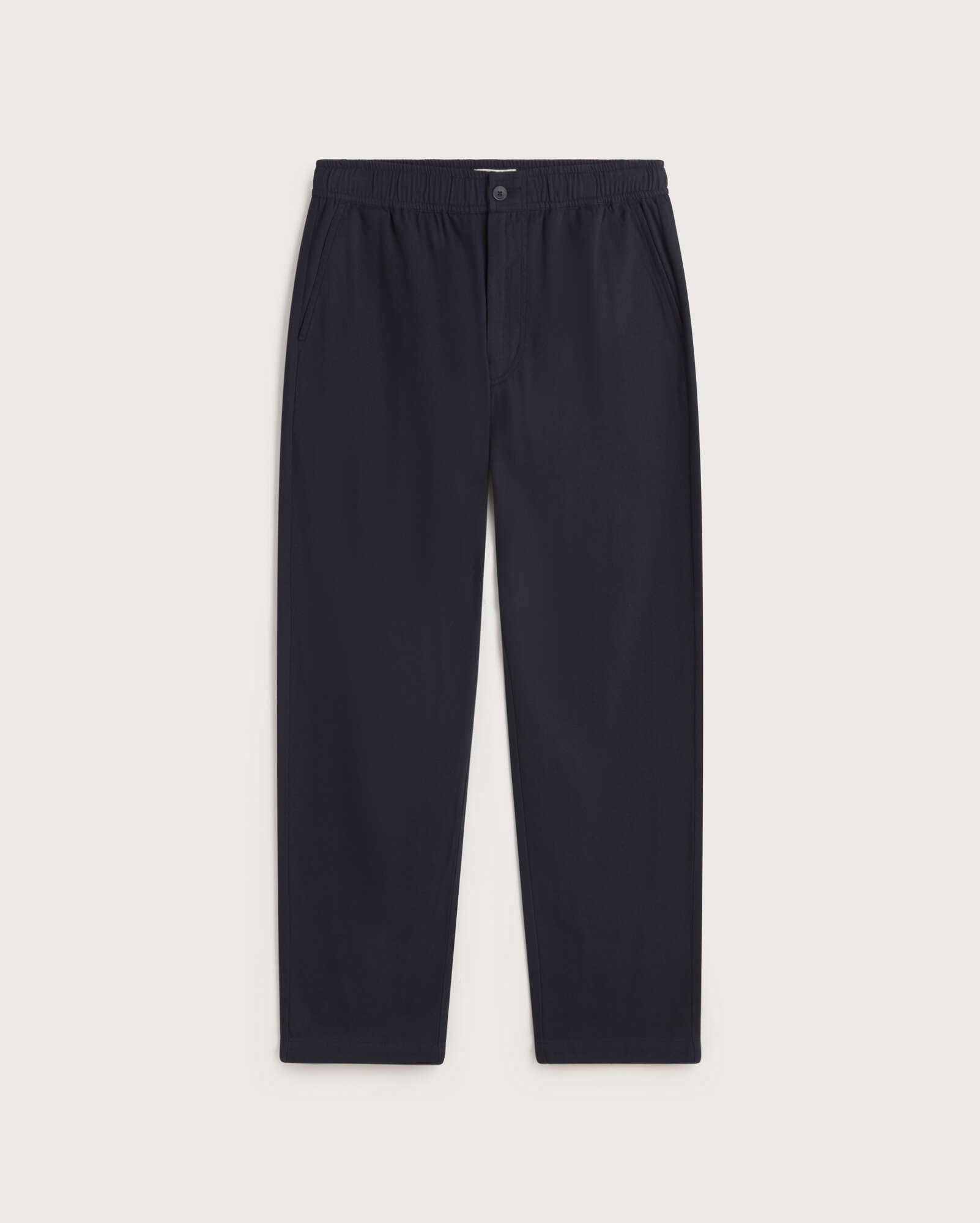 Pantalón recto navy Travel light sostenible silueta - 1