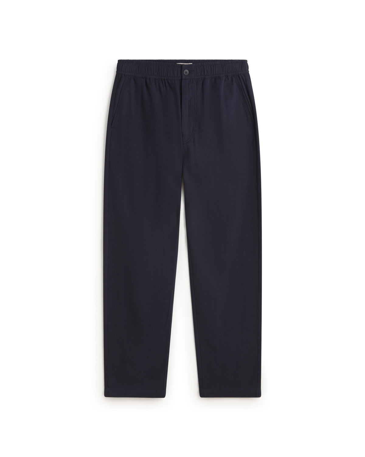 Pantalón recto navy Travel light sostenible silueta - 1