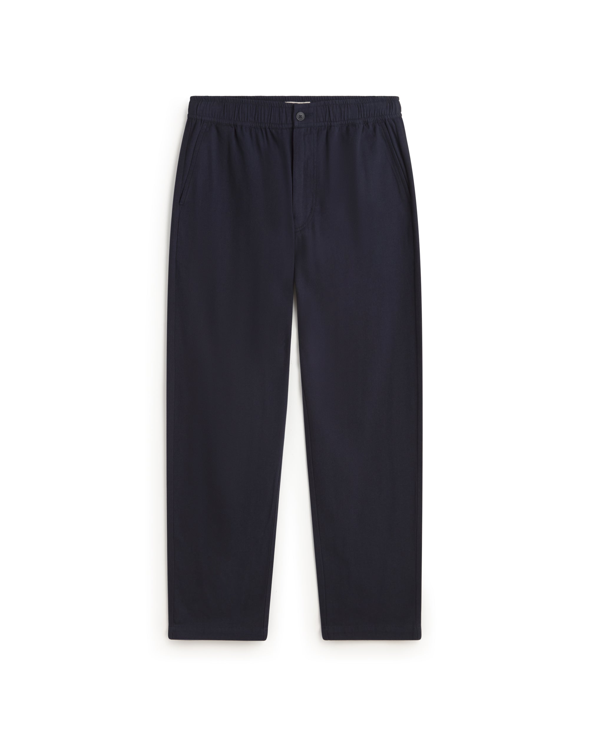 Pantalón recto navy Travel light sostenible silueta - 1