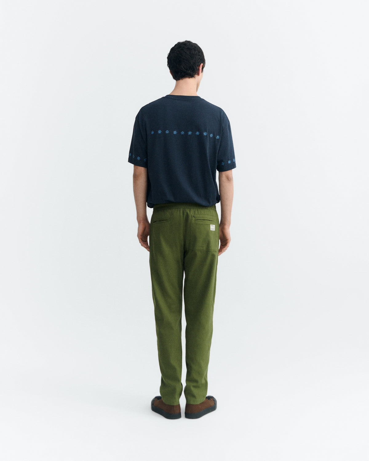 Pantalón recto verde Travel light sostenible - 5