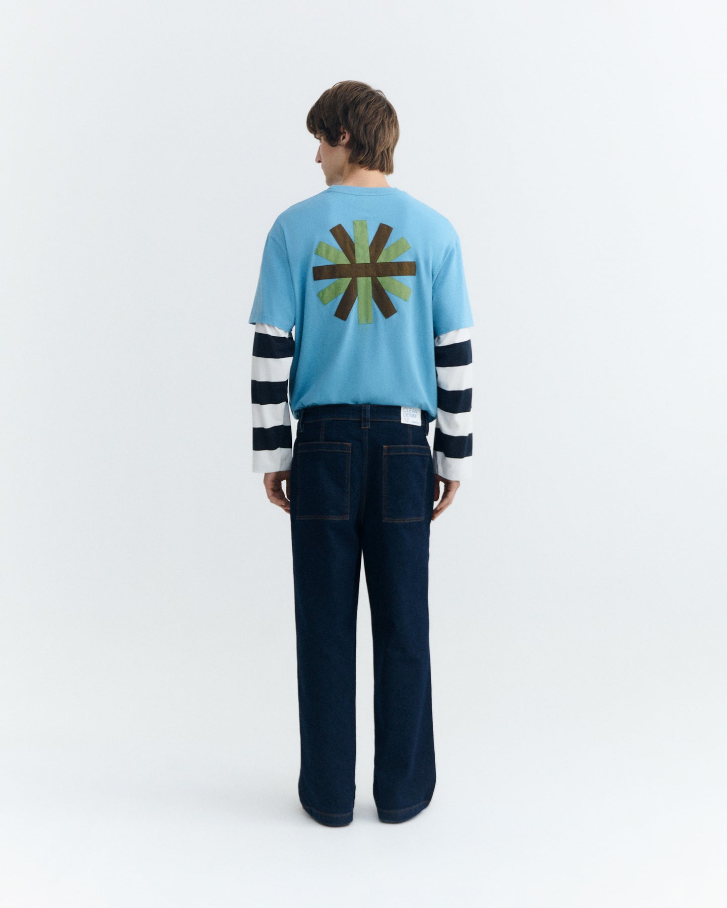 Jeans loose dark navy Marc sostenible - 1