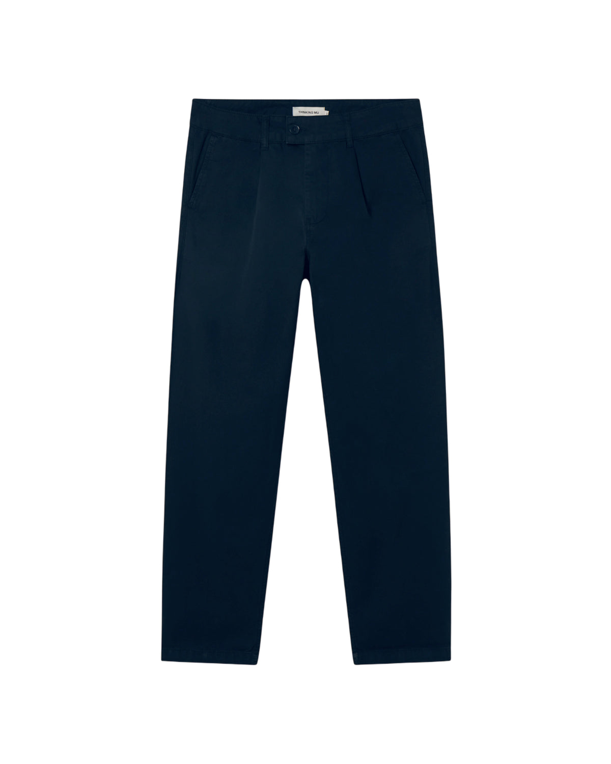 Pantalón carrot navy Light Friend sostenible silueta - 1