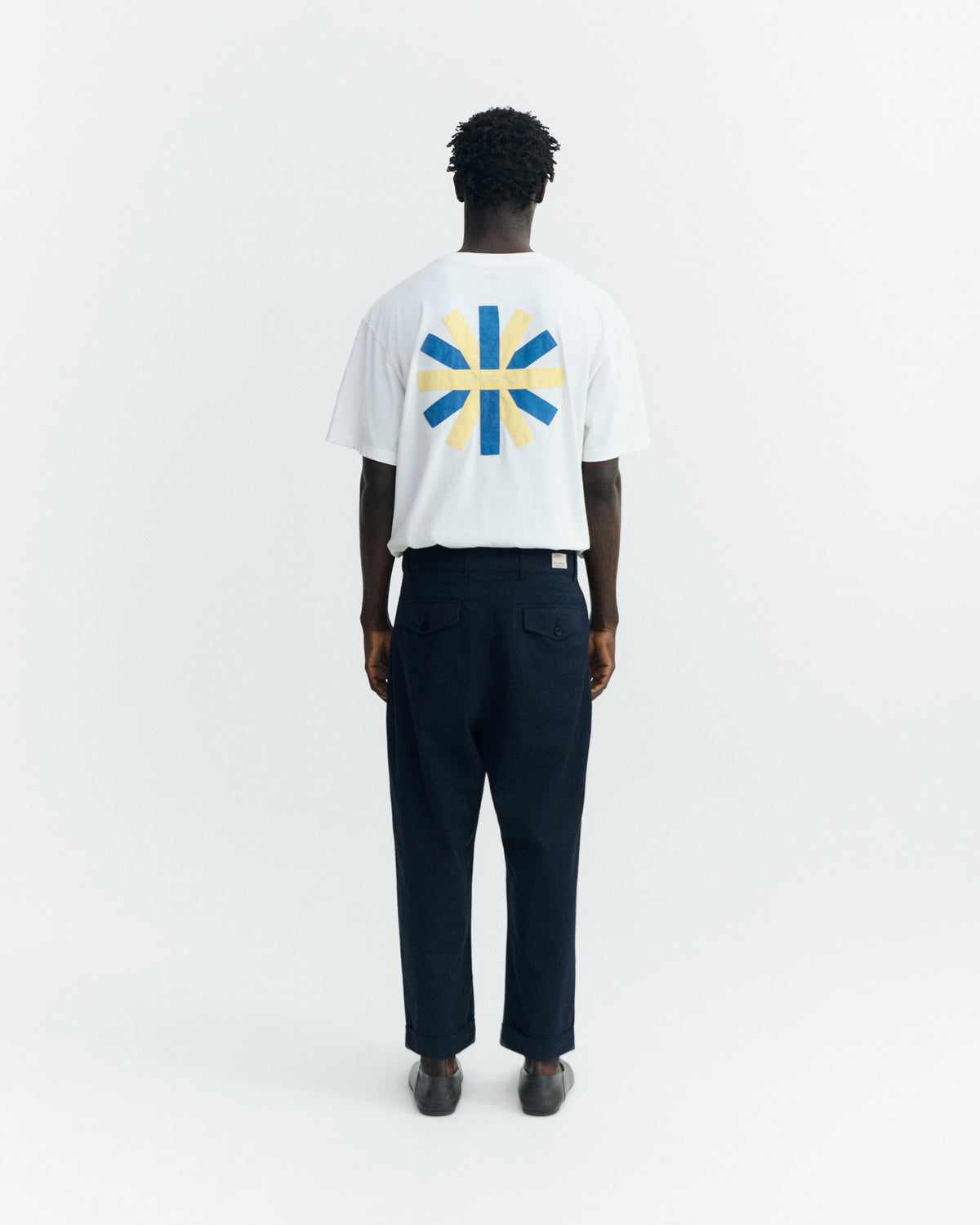 Pantalón relaxed pinza navy Wotan sostenible - 6