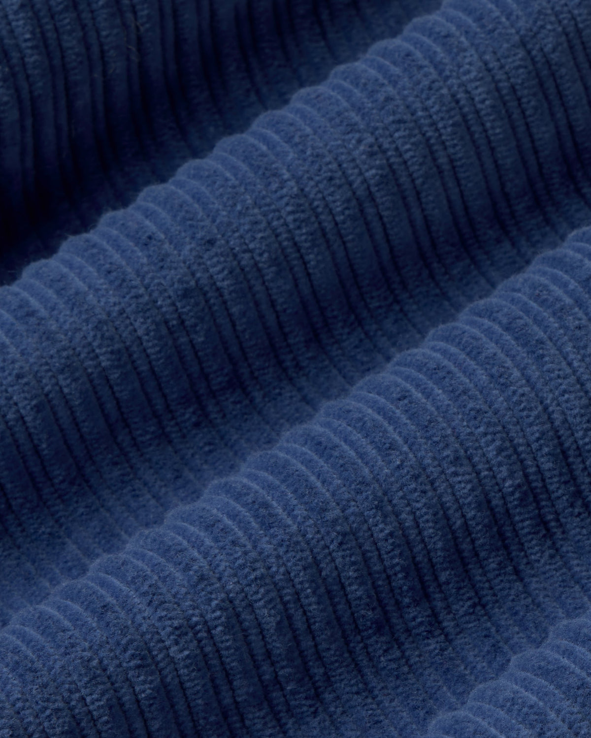 Pantalón relaxed pinza pana azul Wotan sostenible silueta - 2