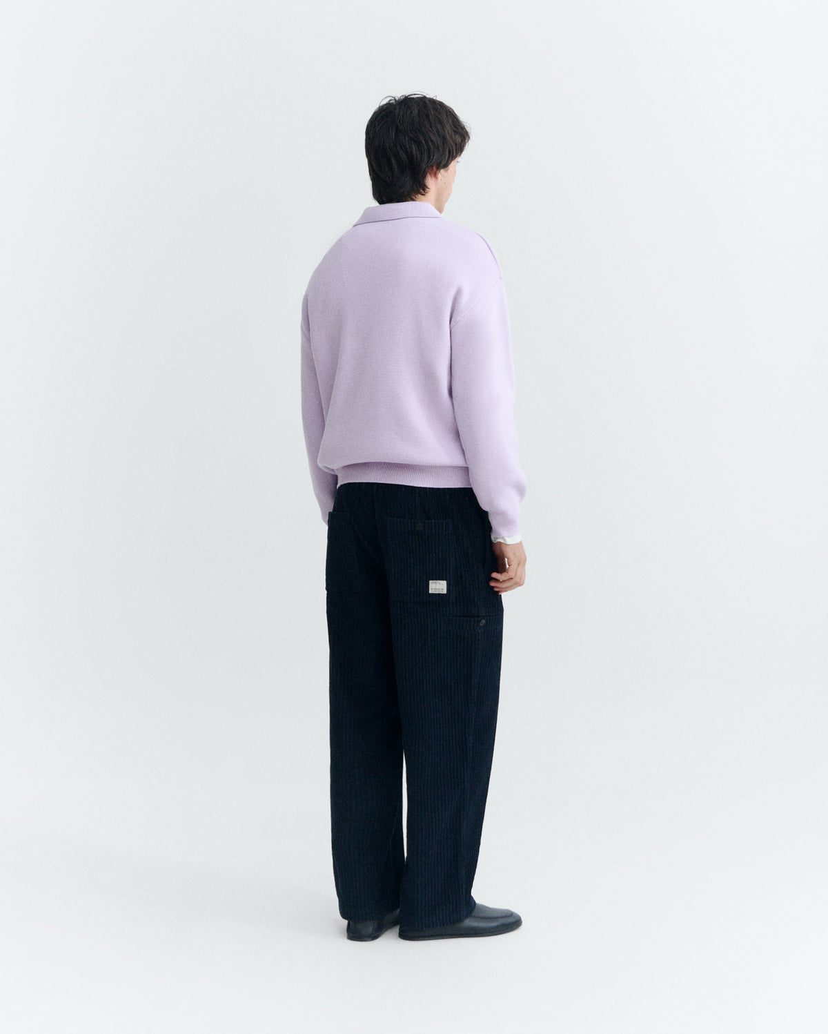 Pantalón relaxed cargo pana navy Maxwell sostenible - 4