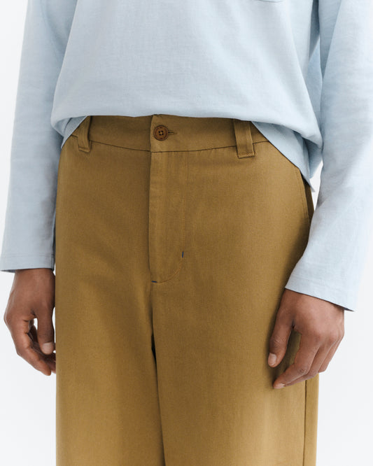 Pantalón loose marrón Marc sostenible - 2