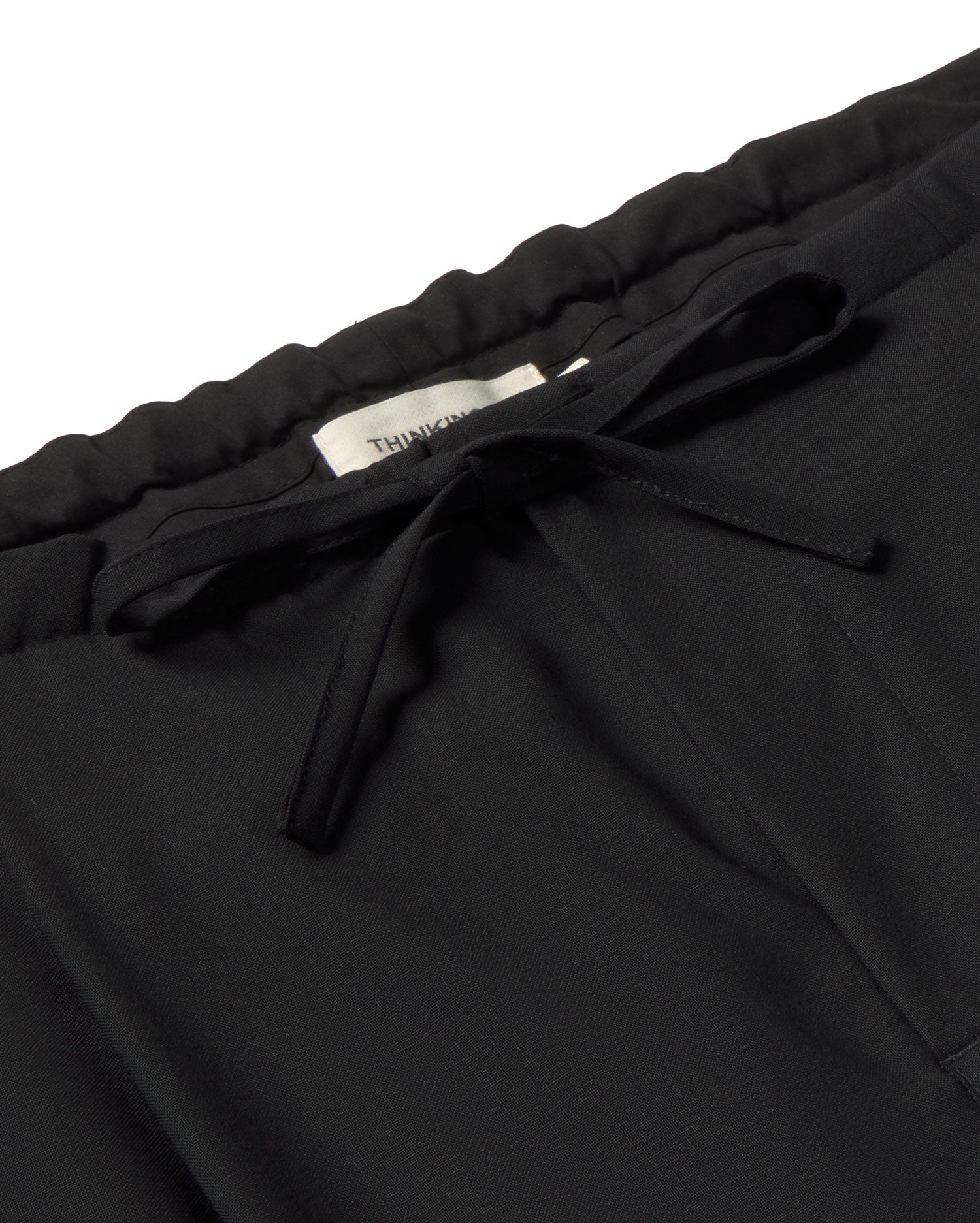 Pantalón pinza lana fría negro Robert sostenible silueta - 5
