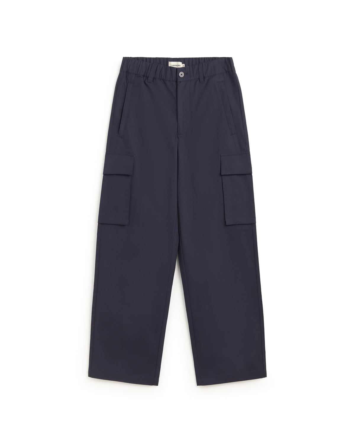 Pantalón cargo navy Unai sostenible silueta - 1