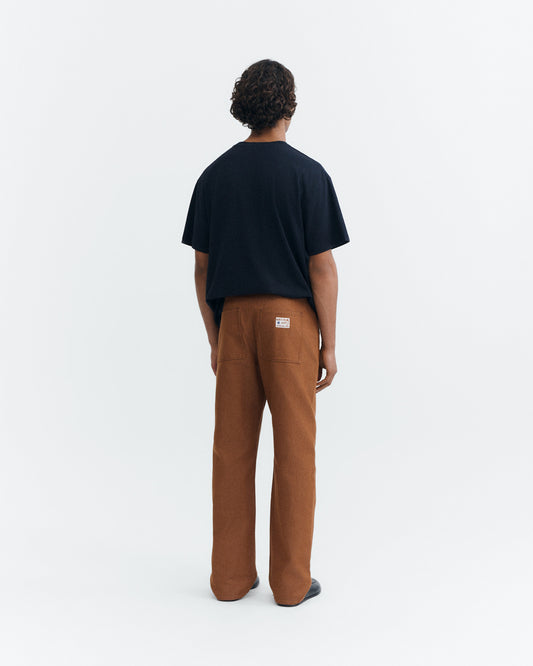 Pantalón denim tinte natural  marrón Stan sostenible - 1