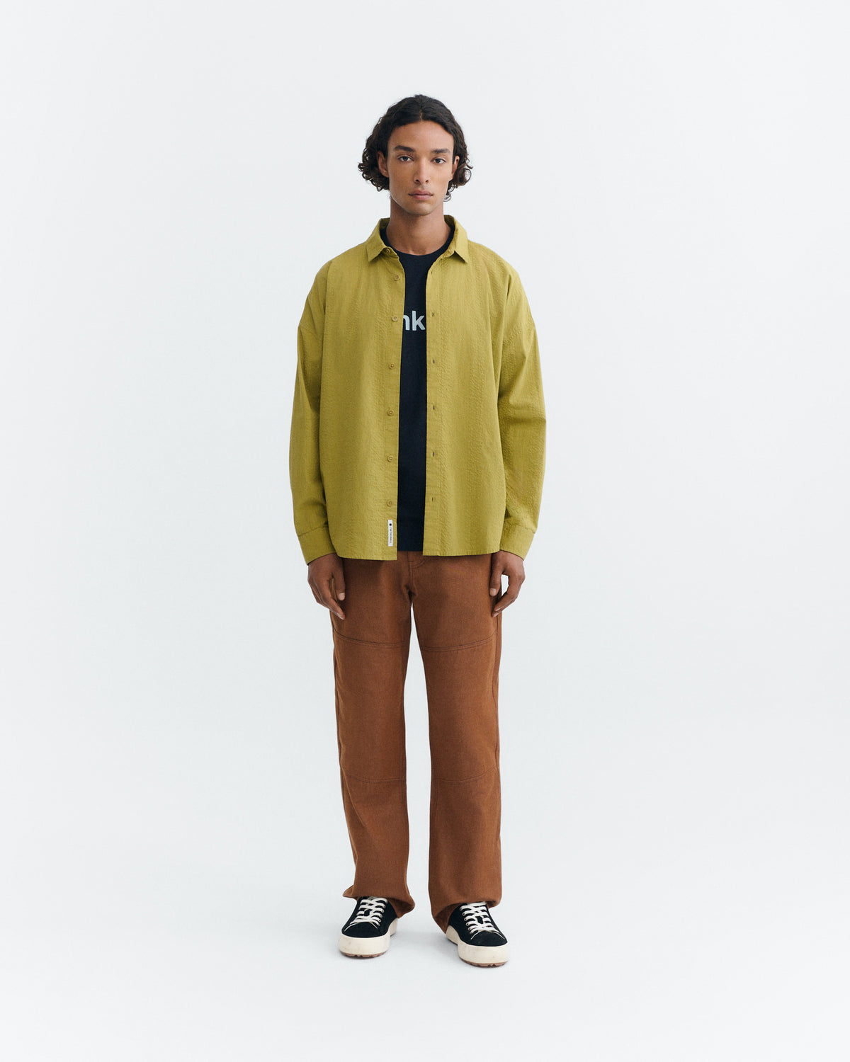 Pantalón denim tinte natural  marrón Stan sostenible - 2