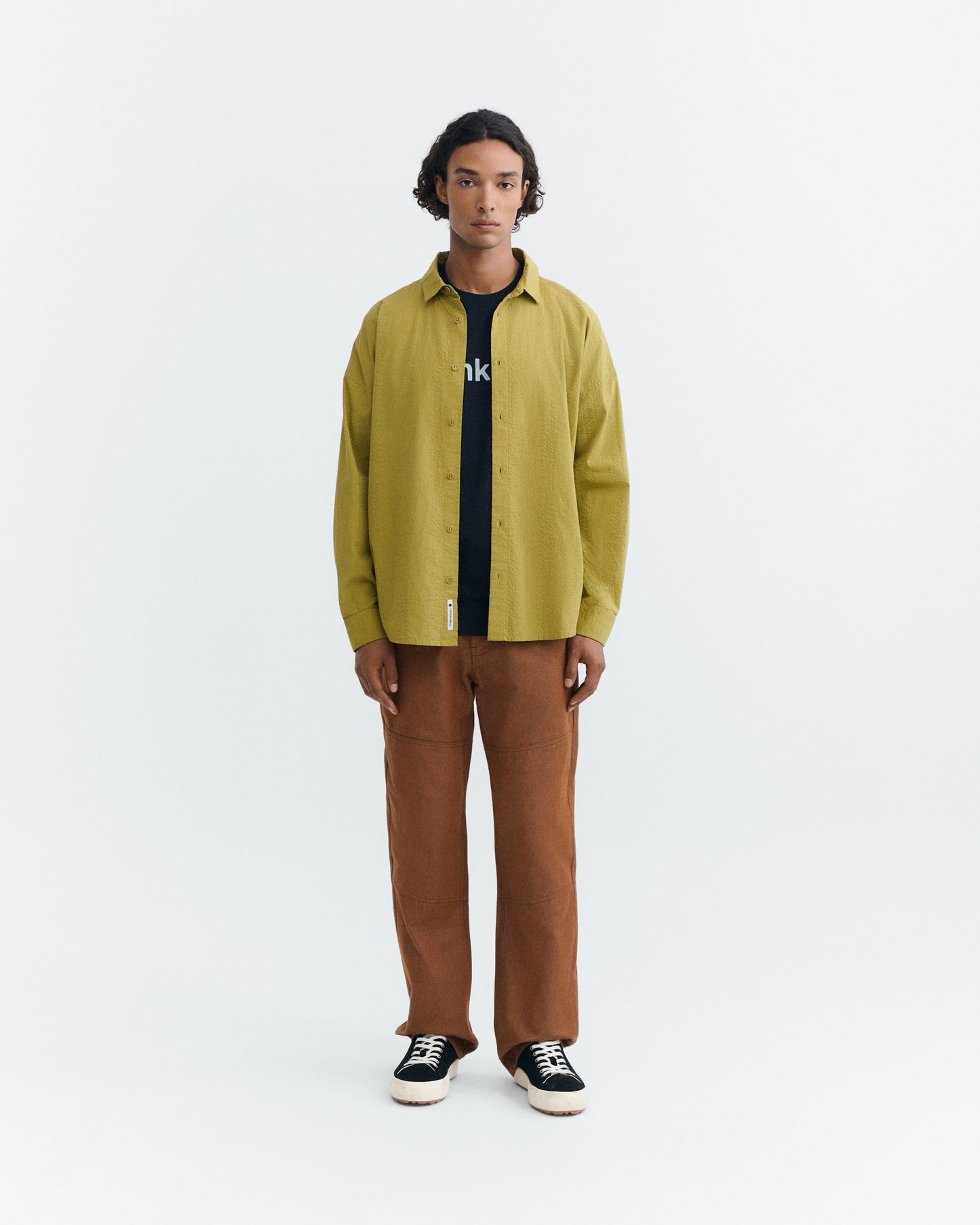 Pantalón denim tinte natural  marrón Stan sostenible - 2