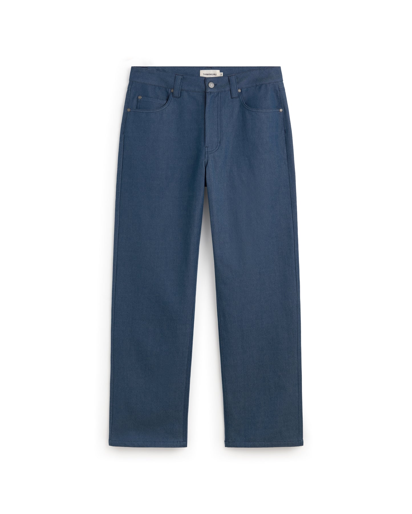 Jeans rectos tinte natural indigo David sostenible silueta - 1