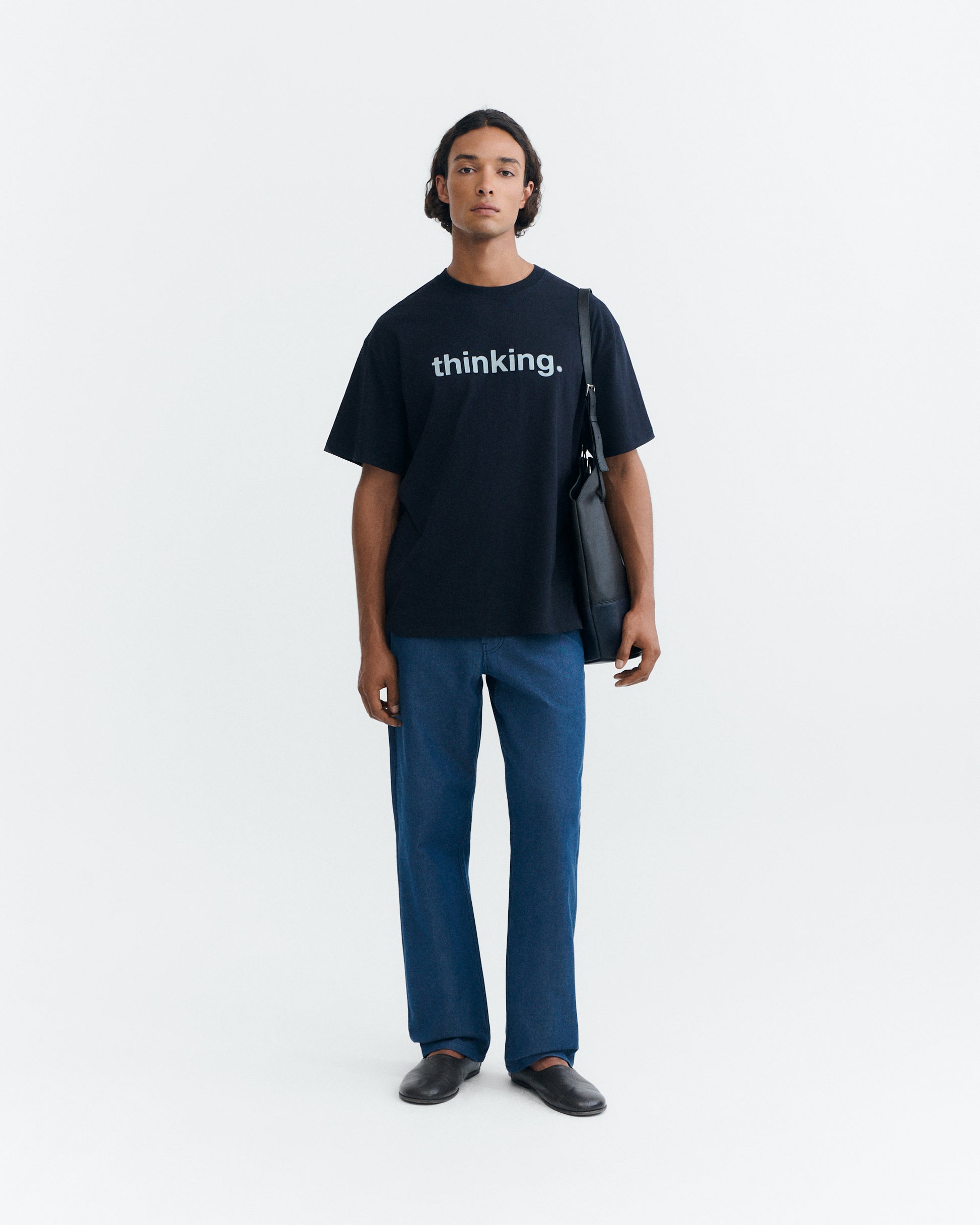 Jeans rectos tinte natural indigo David sostenible - 1