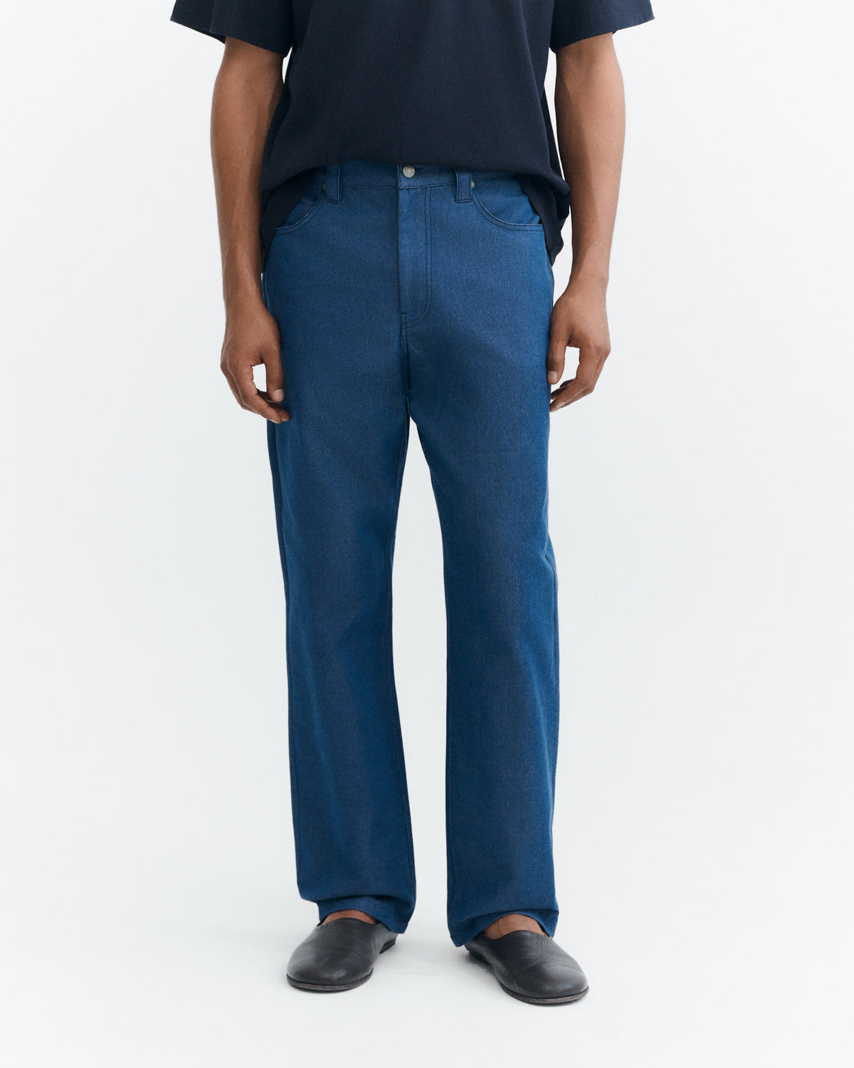 Jeans rectos tinte natural indigo David sostenible - 2
