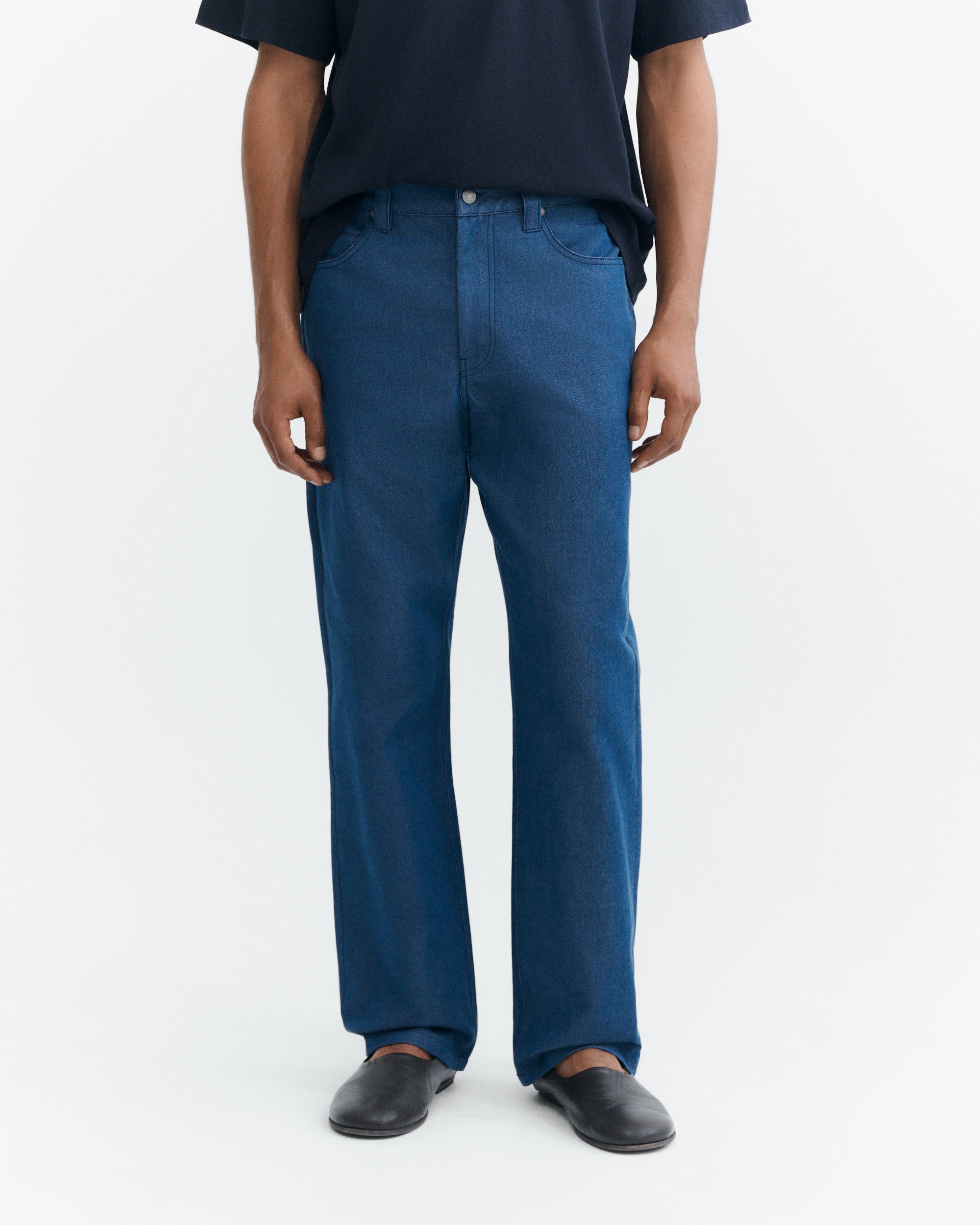 Jeans rectos tinte natural indigo David sostenible - 2