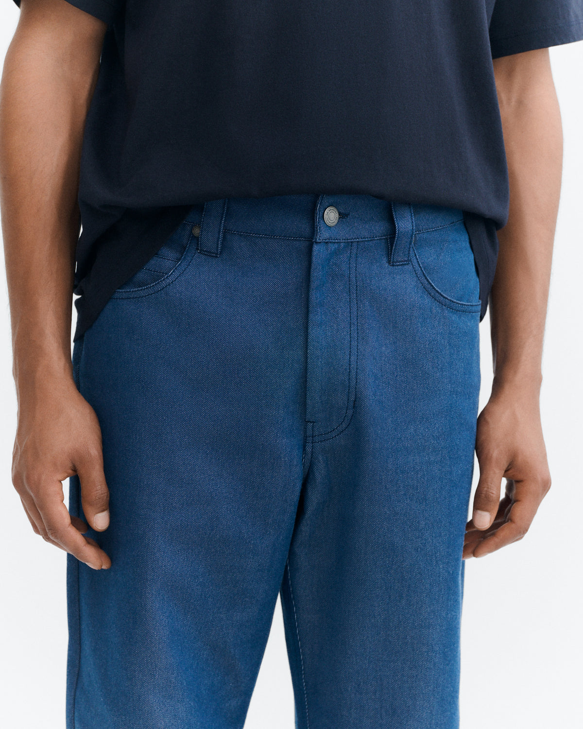 Jeans rectos tinte natural indigo David sostenible - 3