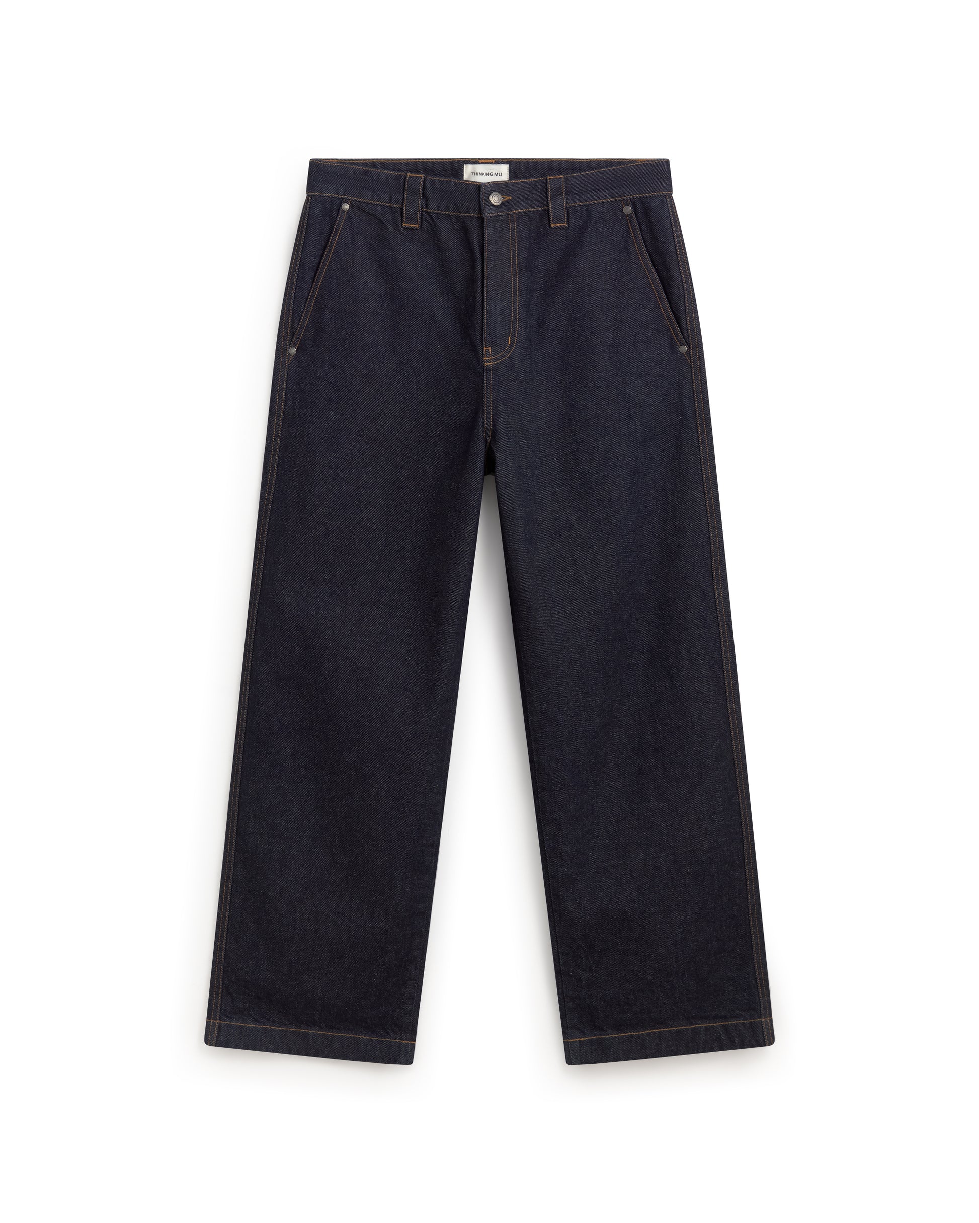 Jeans loose azul Marc sostenible silueta - 1