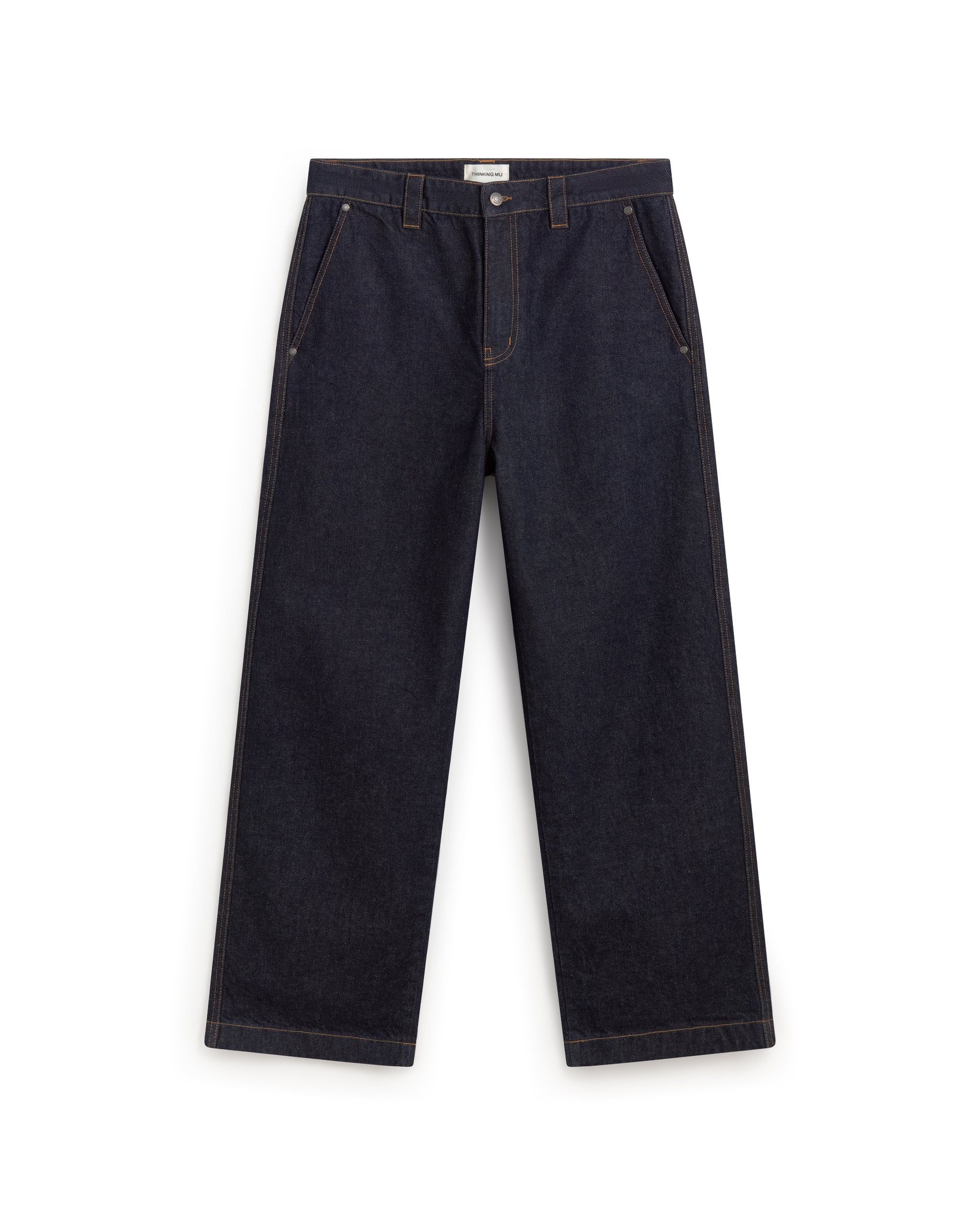 Jeans loose azul Marc sostenible silueta - 1