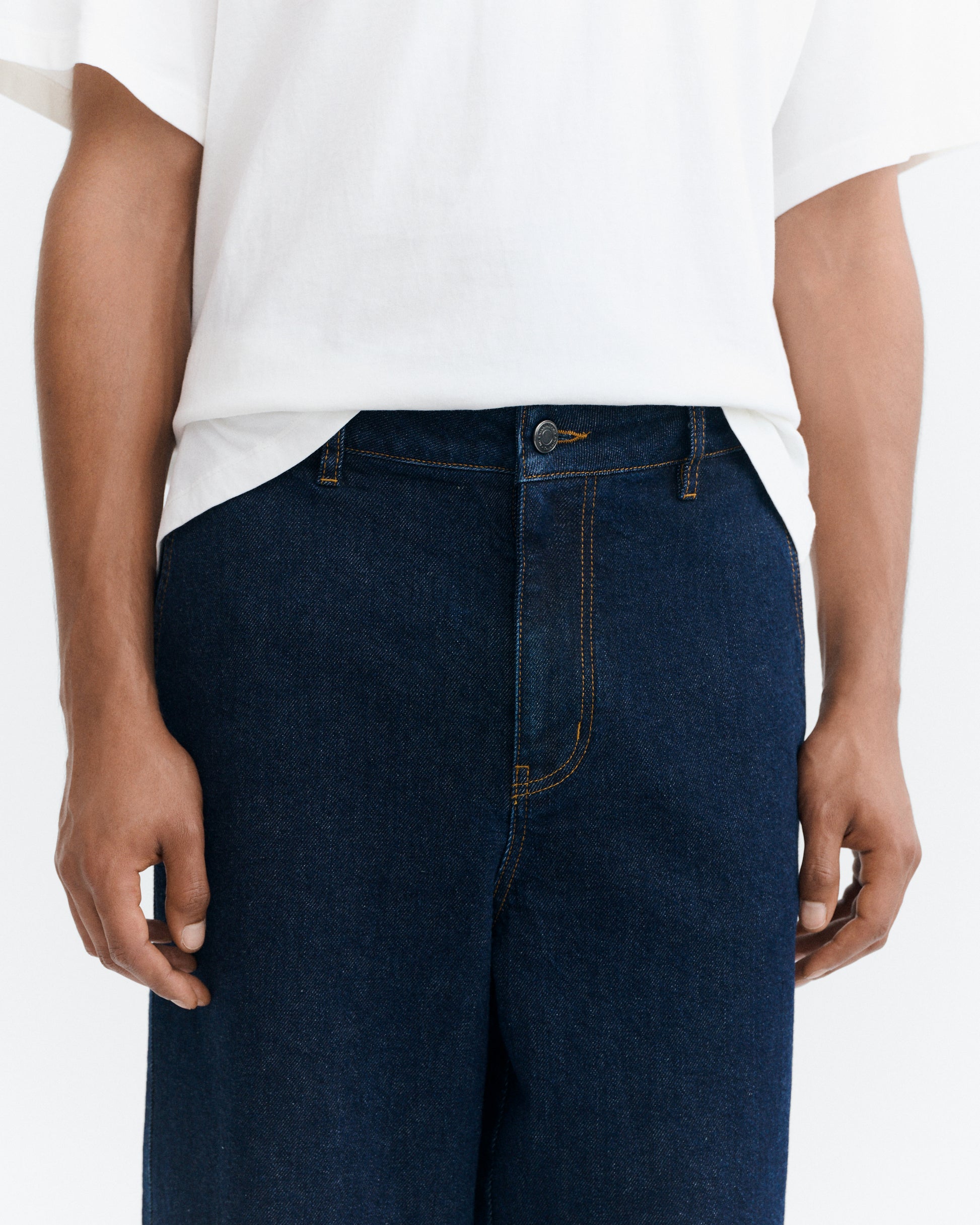 Jeans loose azul Marc sostenible - 3