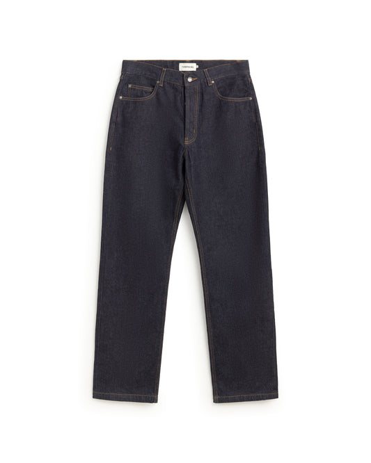 Jeans rectos azul Larus sostenible silueta - 1