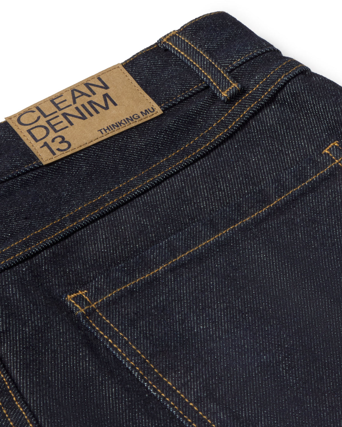 Jeans rectos azul Larus sostenible silueta - 3