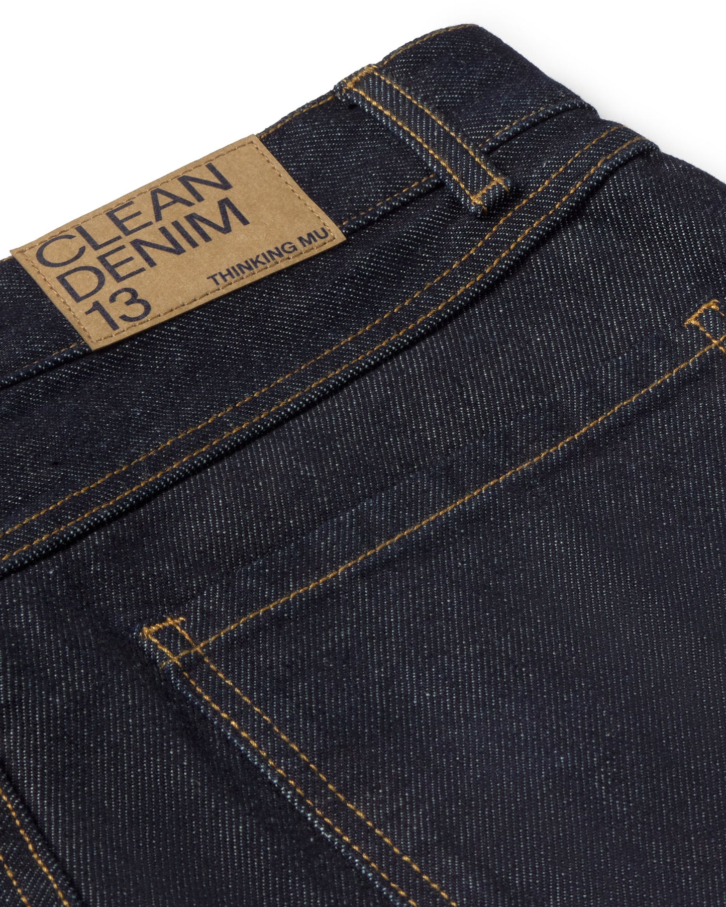 Jeans rectos azul Larus sostenible silueta - 3