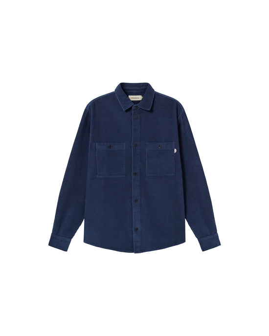 Sobrecamisa pana navy Bes sostenible-foto silueta7