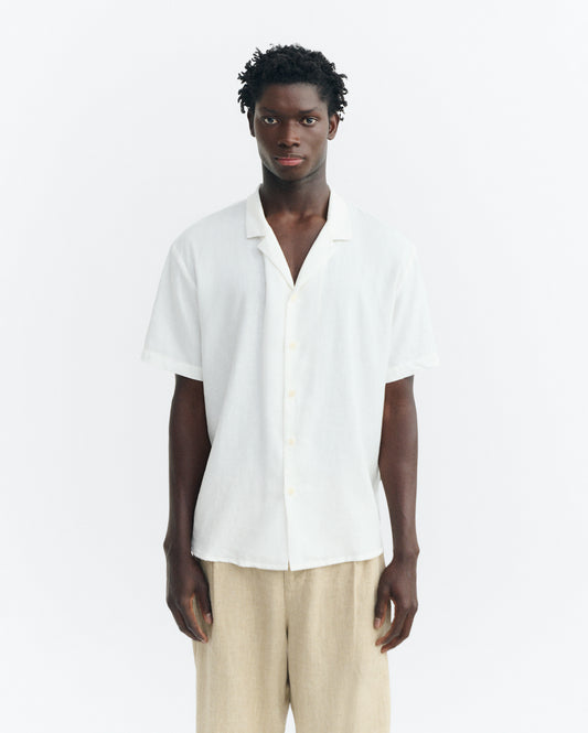 Camisa blanca hemp Jules sostenible - 2