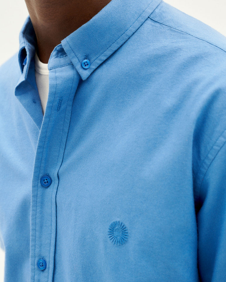 Camisa azul Sol Ant sostenible-4