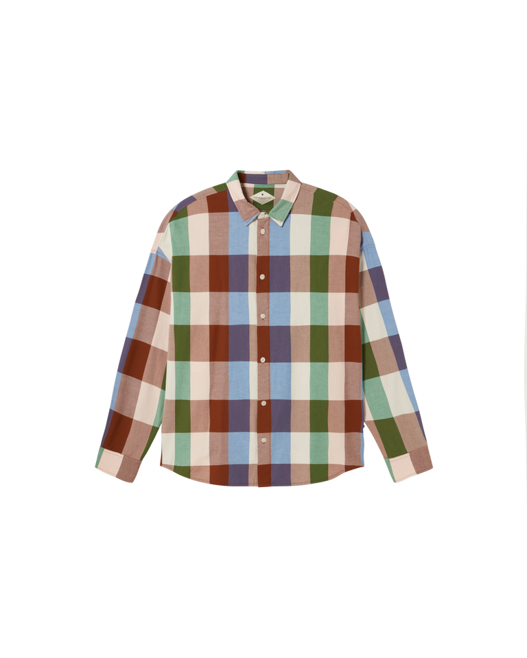 Camisa multicolor Haru sostenible -siluetax